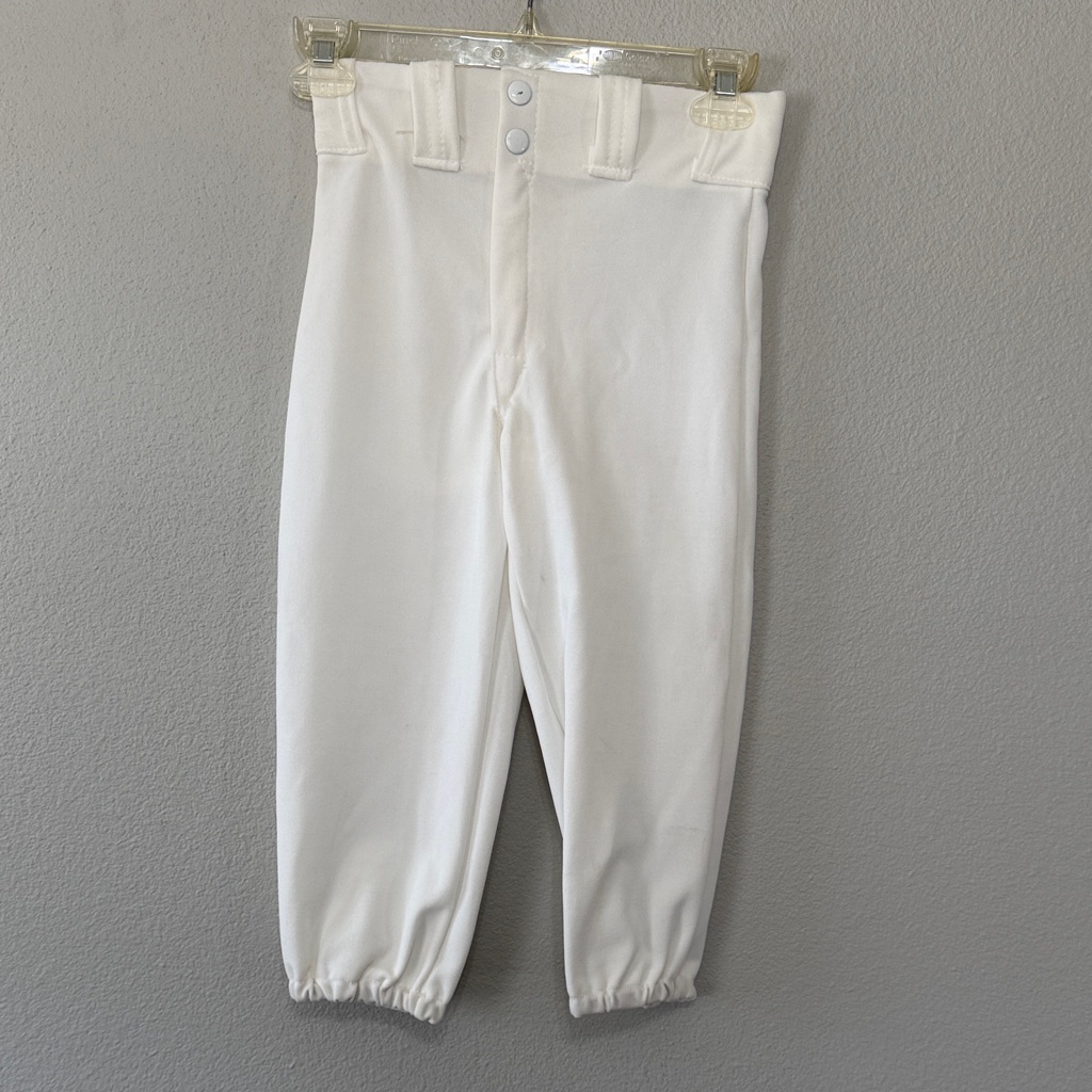 Vintage Boys White Baseball Pants Pride Small New Without Tags Sports